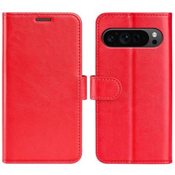 Funda con Cierre Magnético para Google Pixel 9 Pro XL - Estilo Cartera - Rojo