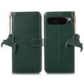 Funda con RFID para Google Pixel 9 Pro XL - Estilo Cartera - Verde