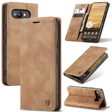 Funda Caseme Serie 013 para Google Pixel 9a - Estilo Cartera - Marrón