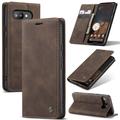 Funda Caseme Serie 013 para Google Pixel 9a - Estilo Cartera - Café