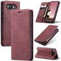 Funda Caseme Serie 013 para Google Pixel 9a - Estilo Cartera - Vino Tinto