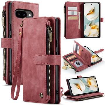Funda Multifuncional Caseme C30 para Google Pixel 9a - Rojo