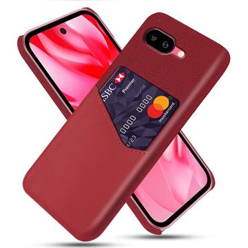 Carcasa con Ranura para Tarjeta KSQ para Google Pixel 9a - Rojo