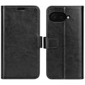 Funda de cartera con cierre magnético para Google Pixel 9a - Negro