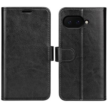 Funda de cartera con cierre magnético para Google Pixel 9a - Negro