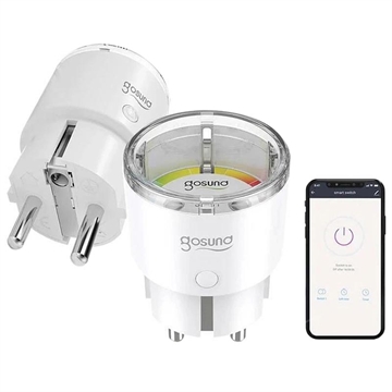 Enchufe Inteligente WiFi Gosund EP2 - 2500W, 10A, Tuya - Blanco