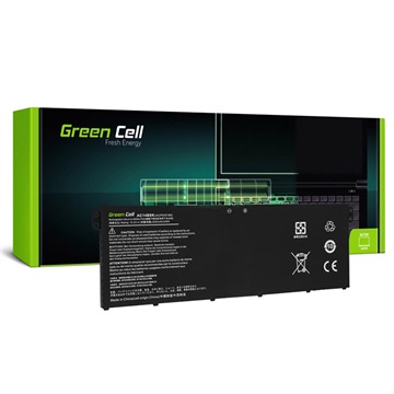 Batería Green Cell para Dell XPS 13 9360 - 7895mAh