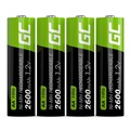 Pilas Recargables AA Green Cell HR6 - 2600mAh - 1x4