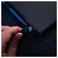 Cable USB-C Rápido con Luz LED Green Cell Ray - 1.2m