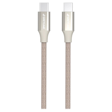 Cable USB-C / USB-C Trenzado GreyLime - 2m