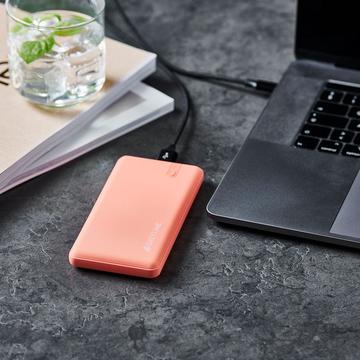 GreyLime Ocean Power Bank - 10000mAh, 10.5W - Rojo Coral