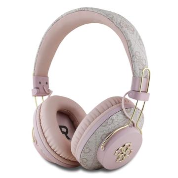 Auriculares inalámbricos Guess 4G Big Metal Logo ENC - Rosa