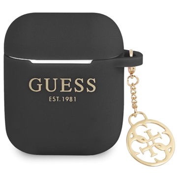 Carcasa de Silicona Guess para AirPods / AirPods 2 - Negro