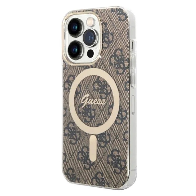 Carcasa & Cargador Inalámbrico Guess 4G Edition Bundle Pack para iPhone 14  Pro Max