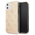 Carcasa Guess 4G Glitter Collection para iPhone 11 - Dorado