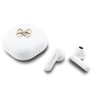 Auriculares True Wireless Guess 4G Metal Logo - Blanco