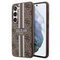 Carcasa Híbrida Guess 4G Printed Stripe para Samsung Galaxy S23+ 5G - Marrón