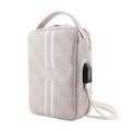 Bolsa de viaje universal Guess 4G con estampado de rayas - Rosa