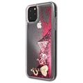 Carcasa Guess Glitter Collection para iPhone 11 Pro Max - Frambuesa