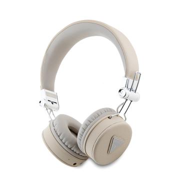 Auriculares inalámbricos ENC Guess Grained Triangle Logo - Beige