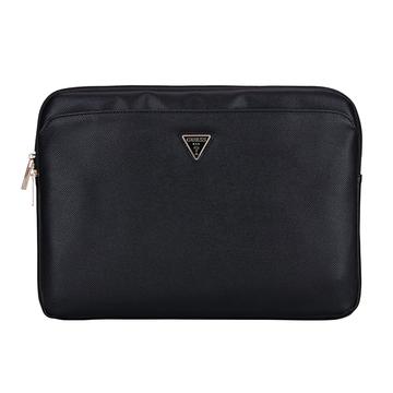 Funda para portátil Guess Grained Triangle Logo - 14" - Negro