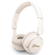 Auriculares On-Ear Bluetooth 5.3 Guess Metal Logo Script - Beige