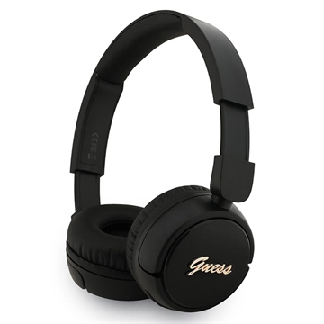 Auriculares On-Ear Bluetooth 5.3 Guess Metal Logo Script - Negro