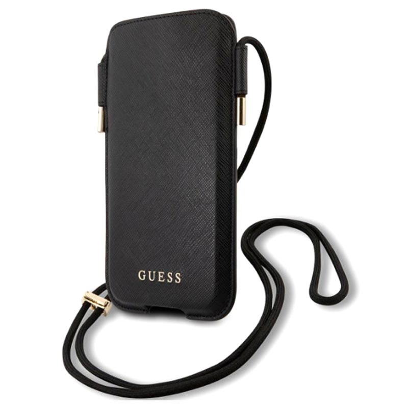 Estuche Universal Guess Saffiano Script con Correa