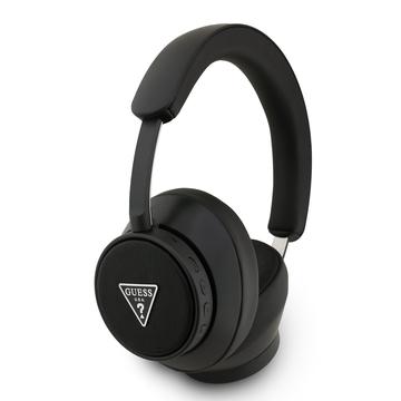 Auriculares inalámbricos Guess Saffiano Triangle Logo ENC - Negro