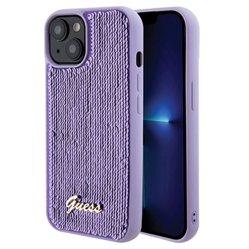 Carcasa Guess Sequin Script Logo para iPhone 15
