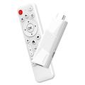 H96 MAX RK3518 4K Android 14 Mini TV Stick - WiFi 6, Bluetooth 5.4 - Blanco