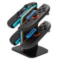 HBS-2859 Base de carga 4 en 1 para 2 mandos Joy-Con de Nintendo Switch