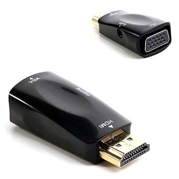 Adaptador HDMI a VGA - Negro