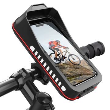 HL-176A Soporte rápido para teléfono de bicicleta y motocicleta - 7" - Negro