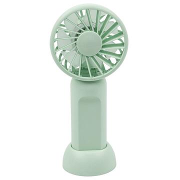 HL007 Miniventilador de mano con 3 velocidades - Verde