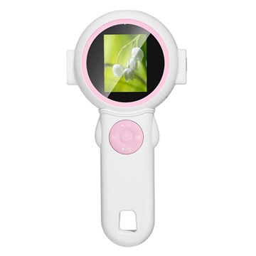 HM020J Lupa digital / Mini microscopio y cámara para niños - Rosa