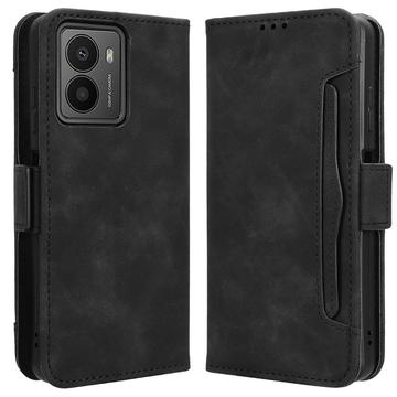 Funda tipo billetera con tarjetero para HMD Fusion - Negra