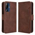 Funda Estilo Cartera Cardholder Serie para HTC U24 Pro - Marrón
