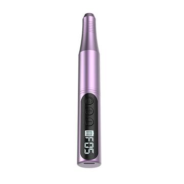 HX-09 Lima de Uñas Eléctrica Inalámbrica - 4 Velocidades, USB-C - Morado