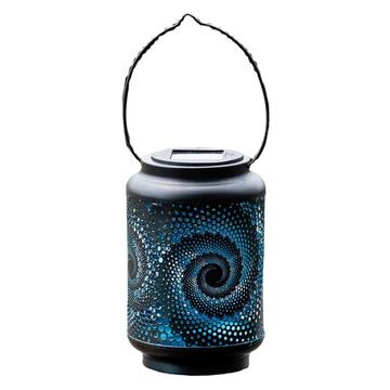 HY1225 Linterna Solar Caracol 3D - Luz de Jardín Colgante Impermeable IP44 - Negro
