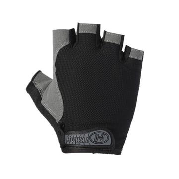 Guantes de medio dedo para entrenamiento / ciclismo - L - Negro