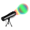 Hand-Held Festive LED Projector - 4W - Black