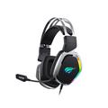 Auriculares para juegos Havit H2018U con RGB - Negro