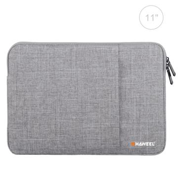 Funda para portátil Haweel Oxford de 3 capas a prueba de golpes - 11" - Gris