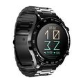 HiFuture FutureGo Pro Smartwatch de acero inoxidable - Negro