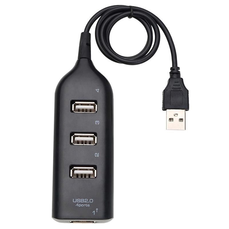 Puede ser calculado Humedad El sendero Hub USB de 4 Puertos de Alta Velocidad 2.0 - 480Mbps