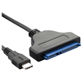 Adaptador de Cable USB-C de Alta Velocidad a SATA de 2.5" - Negro