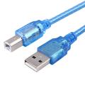Cable USB de alta velocidad para impresora 2.0 - USB-A macho / USB-B macho - 1.8m - Azul