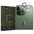 Protector de Lente de Cámara de Vidrio Templado Hofi Cam Pro+ para iPhone 15 Pro/15 Pro Max  - Transparente / Negro