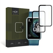 Protector de Pantalla - 9H - Hofi Hybrid Pro+ para Huawei Watch Fit SE - Borde Negro - 2 Pc.
